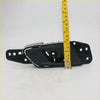 Black plastic inside door handle trim for ford ranger double cab 2012-2020 showing back side with mounting holes and opening