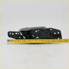 Black plastic inside door handle latch assembly for ford ranger double cab 2012-2020 shown from the back side