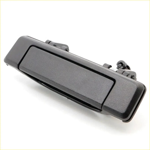 Black outer door handle for mazda b2000 b2200 b2600 bravo with textured grip and integrated latch mechanism