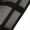 Gray felt car seat cover with black elastic strap and white stitching paired with black pu leather armrest cover for toyota rav4