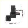 Black plastic transmission speed sensor with cylindrical top and rectangular base for Toyota Terios Avanza Cami