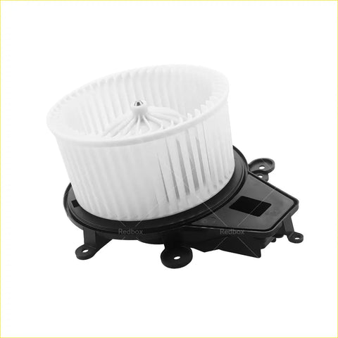White plastic car cabin air blower motor with black mounting base for nissan navara d40 mnt heater fan