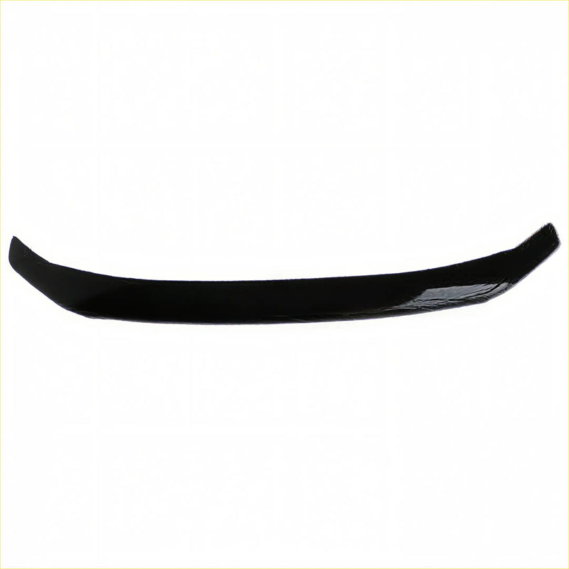 Black glossy carbon fiber rear spoiler shown from the back side for volkswagen amarok 2010-2022 bonnet guard protector stone guard