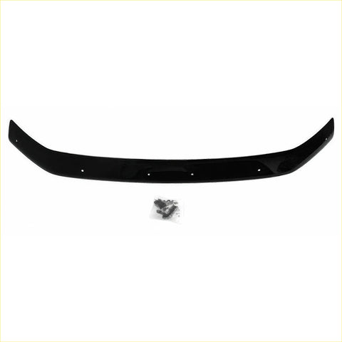 Black glossy plastic front bumper lip spoiler for bonnet guard protector stone guard volkswagen amarok 2023+