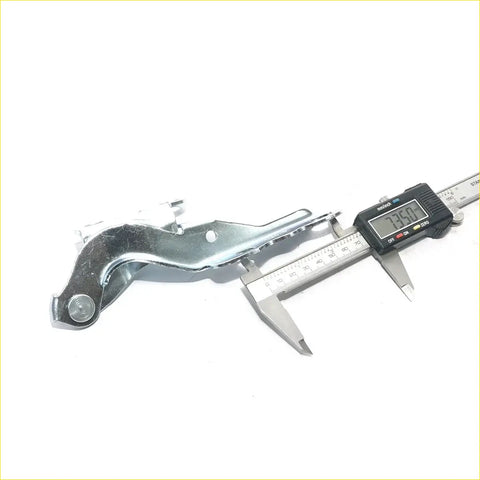 Silver metallic back side car door handle latch mechanism with digital caliper for bonnet hinge toyota hilux double cab