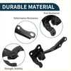 Black painted metal bonnet hinge for Toyota Matrix 2009-2014 with reinforced design and rust-resistant finish