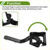 Black metal bonnet hinge with pivot and bracket mechanism for 2010-2015 toyota prius front bonnet operation