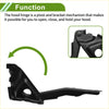 Black metal bonnet hinge with pivot and bracket for toyota rav4 2006-2014 front bonnet bracket set of 2