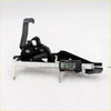Black plastic bonnet latch lock with integrated spring and metal parts for Toyota Hilux Revo 2015-2017 back view