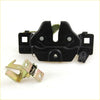 Black plastic and metal bonnet latch striker with gold spring for Toyota Hilux RN20 RN25 1972-1978 back side view