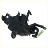 Black painted metal bonnet latch striker with coil spring for toyota hilux yn87 ln90 rn80 1988-1997 shown from back side