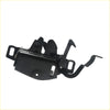 Black metal bonnet latch striker lock with lever and mounting brackets for mitsubishi triton l200 1986-1996