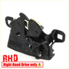 Black metal bonnet latch striker lock with spring and brackets for toyota hilux ln40 ln46 rn40 rn46 1978-1983 back side