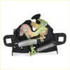 Black plastic and metal bonnet latch striker lock with spring-loaded lever for toyota hilux rn40 rn41 rn46 ln40 ln46