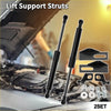 Black bonnet lift support struts with matching mounting brackets and hardware for Toyota CHR 2018-2022