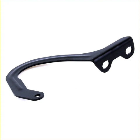 Black metal bonnet lock hinge left for toyota hilux 4runner 1988-1997 with curved handlebar bracket and mounting holes