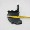 Black metal glossy bonnet lock hinge set back side with molded contours for toyota hilux yn60-yn67 1984-1988