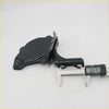 Black plastic car door handle cover with sleek molded design and mounting brackets for Toyota Hilux 1984-1988 bonnet lock hinge set