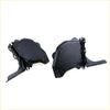 Black metal engine oil pan gaskets shown from the back for bonnet lock hinge x2 fit toyota hilux ln60 rn66 models