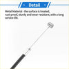 Silver metal bonnet release cable for Toyota chr 2018-2020 with black handlebar end and metallic ferrule