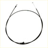 Bonnet release cable for toyota hilux 2005-2015 with black plastic connector and thin metal wire end