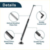 Black gas spring with smooth piston rod and durable connect end for bonnet tailgate lift supports on toyota land cruiser