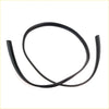 Black rubber bonnetto cowl weatherstrip seal for Nissan Datsun Fairlady z S30 240Z 260Z shown from the back side