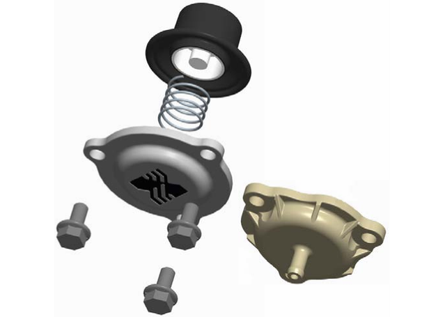 Borg Warner CRV Cover Angled Port