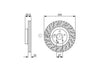 Bosch Brake Rotor Single Front BD1594