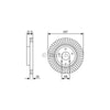 Bosch Brake Rotor Pair Front BD2016