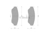 Bosch Blue Line Brake Pad Set Front DB1266BL