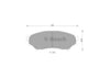 Bosch Blue Line Brake Pad Set Front DB2058BL