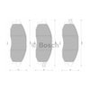 Bosch Blue Line Brake Pad Set Front DB1439BL
