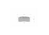Bosch Blue Line Brake Pad Set Rear DB1115BL