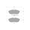 Bosch Blue Line Brake Pad Set Front DB1275BL
