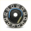Gray metallic boss kit steering wheel hub adapter with embossed lettering and blue wire loop for toyota hilux models