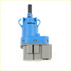 Blue and gray automotive brake light switch connector with black pin for ford falcon bf fg fgx territory sx back side