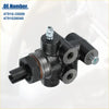 Black cast iron brake load sensing proportioning valve with silver fittings and black connector for toyota hilux 1983-1988