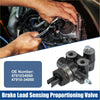 Black cast iron brake load sensing proportioning valve with silver fittings for Toyota Tundra 2000-2002