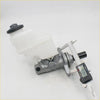 Silver metallic brake master cylinder with translucent white reservoir and black cap for toyota hilux kun26 sr5 2012-2015