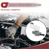 Silver and translucent plastic brake master cylinder with black cap for 2005-2007 toyota avalon with reservoir