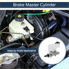 Brake master cylinder with white plastic reservoir and black cap for toyota avanza 2003-2011 with metallic housing
