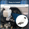 Brake master cylinder with white plastic reservoir, metallic bracket, and black fittings for toyota rav4 2009-2013