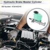 Teal and silver hydraulic brake master cylinder with black cap for toyota tundra 2000-2006 with reservoir