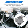 Gray metallic brake vacuum pump with black handle and threaded fittings for toyota hilux 2000-2010