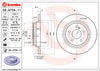 Brembo OE Brake Rotor Pair Rear 08.A734.11