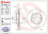 Brembo OE Brake Rotor Single Front 09.B436.41