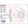 Brembo OE Brake Rotor Single Rear 09.B743.41