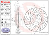 Brembo OE Brake Rotor Pair Front 09.B913.11