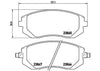 Brembo Brake Pad Front Set (Low-Met) P78013